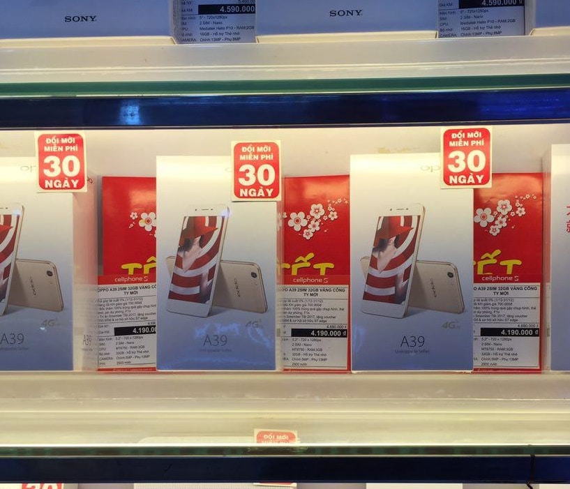 Chọn quà Oppo - Trúng vàng chơi tết cùng CellphoneS
