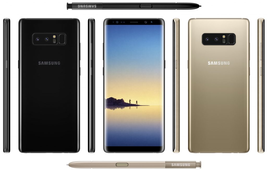 Hình ảnh render của Note 8 được đăng tải trên Twitter của Evan Blass, một leakster nổi tiếng