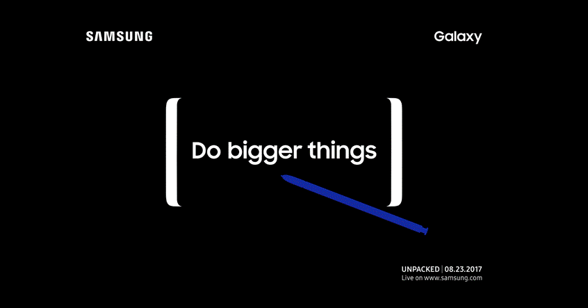 Sự kiện ra mắt Note 8 mang tên Unpacked của Samsung sẽ được tổ chức vào ngày hôm nay
