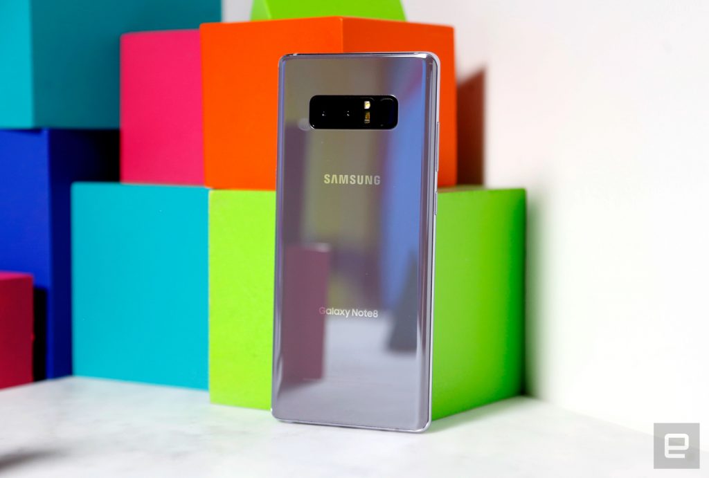 Note 8 vẫn sẽ sử dụng thiết kế quen thuộc của S8/S8+