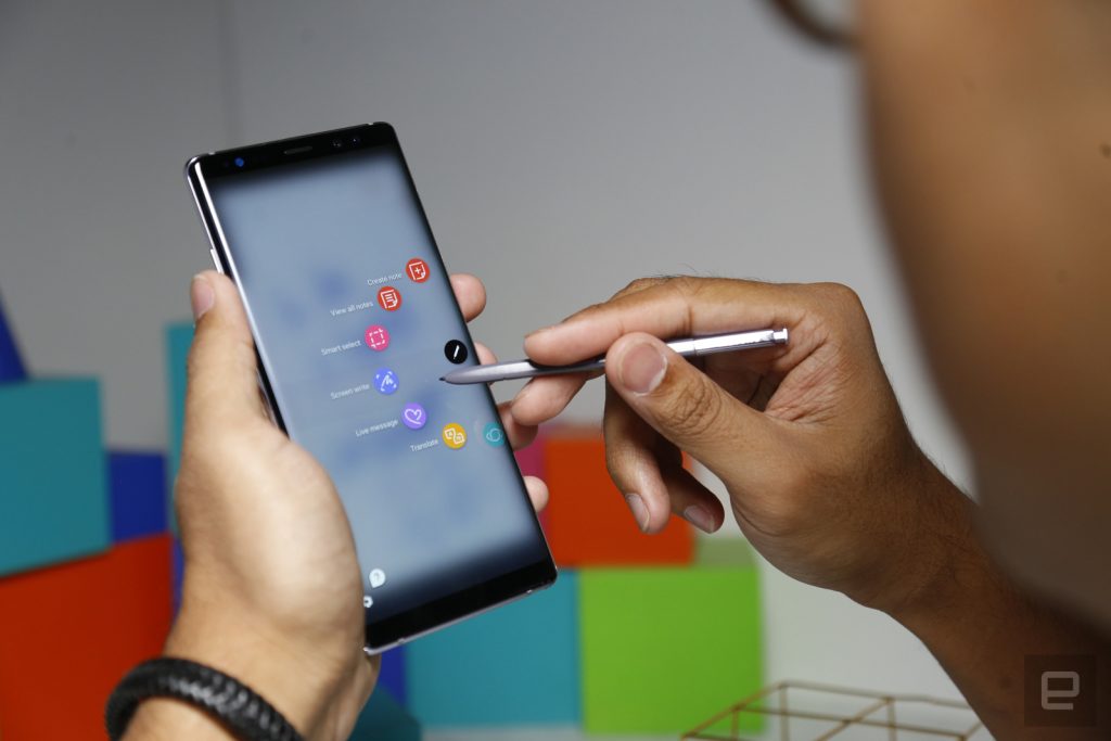 Bút S Pen của Note 8 có ngoại hình giống với thế hệ năm ngoái