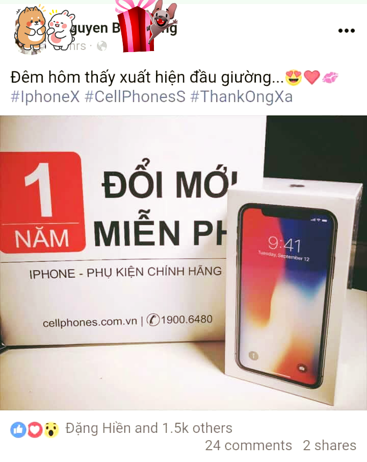 iPhone X gây nên cơn sốt toàn cầu khi vừa mới ra mắt