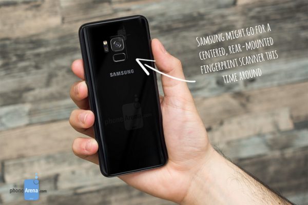 Khu vực chứa camera và cảm biến vân tay ở mặt sau có thể sẽ được bố trí như này