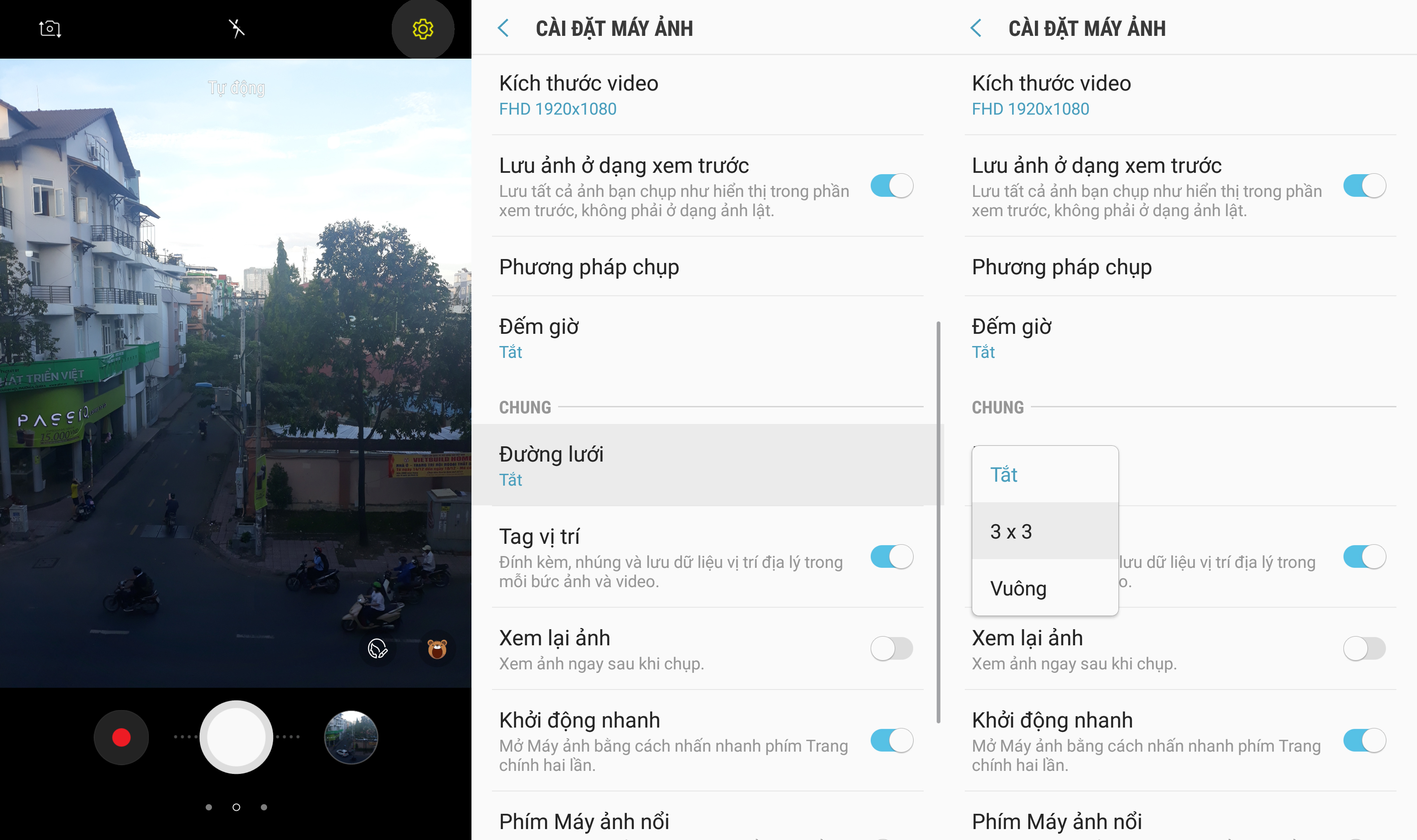 Cách mở đường lưới trên Galaxy J7 Pro