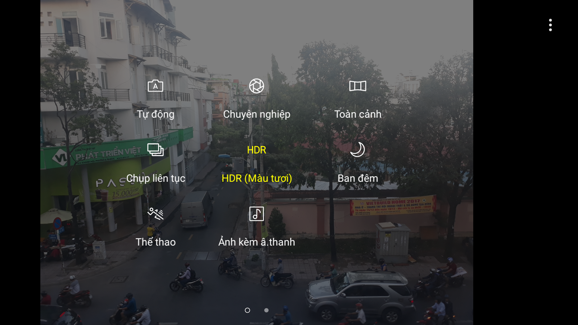 Chế độ HDR sẽ giúp bạn rất nhiều.