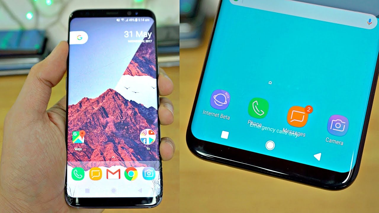 Giao diện phiên bản beta Android Oreo trên Galaxy S8 và S8 Plus