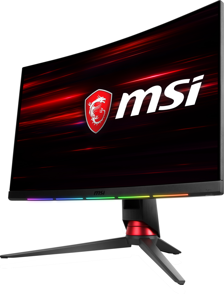 MSI Optic MPG27CQ chính là màn hình gaming đầu tiên trên thế giới có dải đèn RGB ở mặt trước