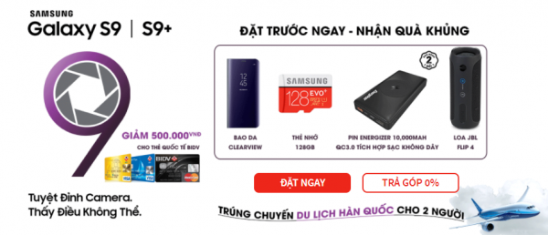 Chương trình đặt hàng trước Galaxy S9 và S9+ tại CellphoneS.