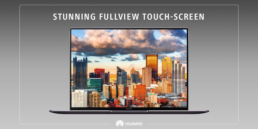 Máy có một màn hình cảm ứng 13.9 inch độ phân giải 3K với viền bezel cực mỏng