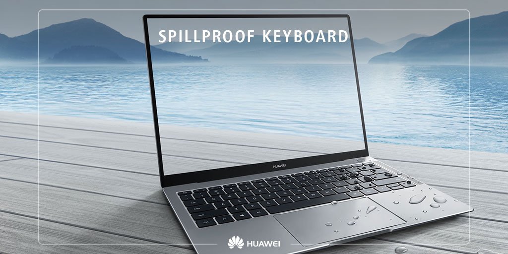Bàn phím của Matebook X Pro có khả năng chống nước