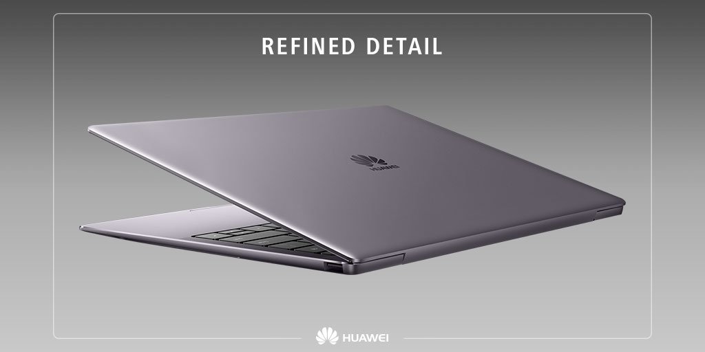 Matebook X Pro có một thiết kế kim loại mỏng nhẹ