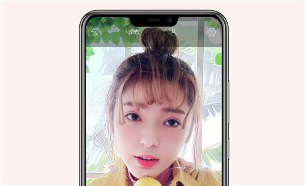 Camera selfie 8MP tích hợp các công nghệ làm đẹp bằng AI
