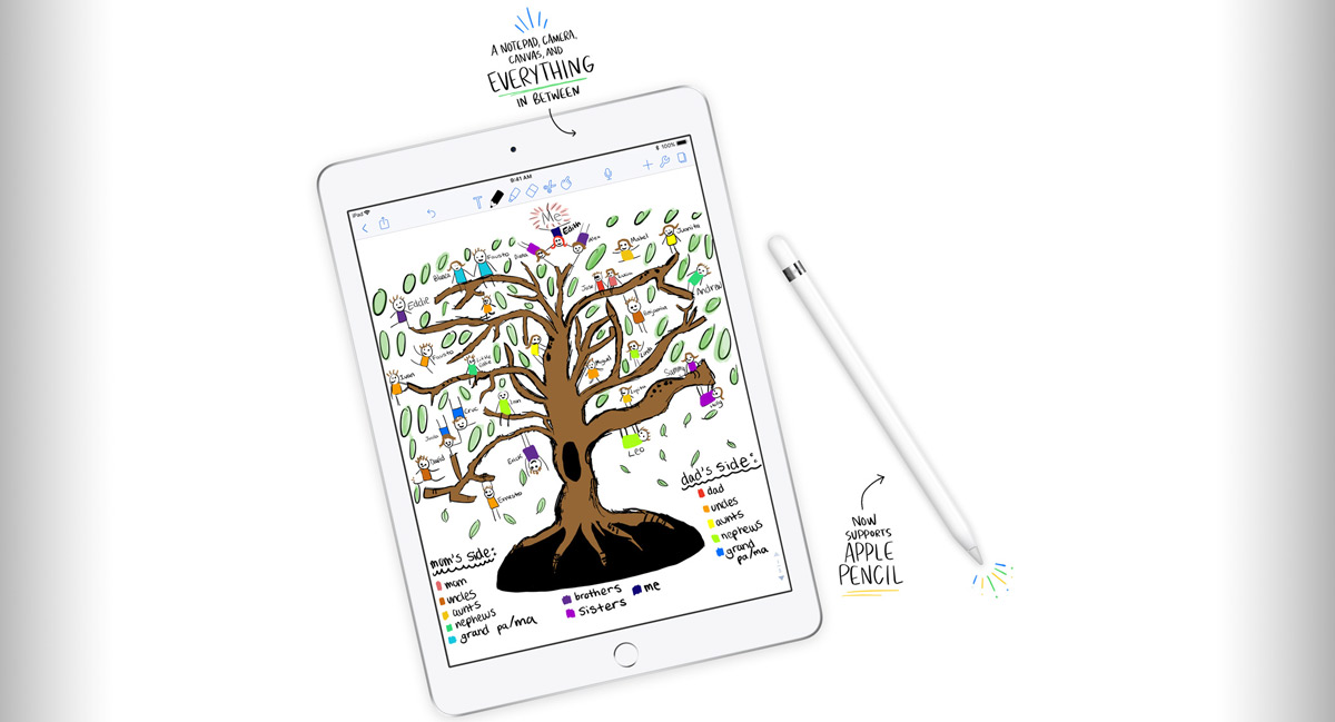 Chiếc iPad 9.7 inch với mức giá $329, tập trung vào lĩnh vực giáo dục đến từ Apple