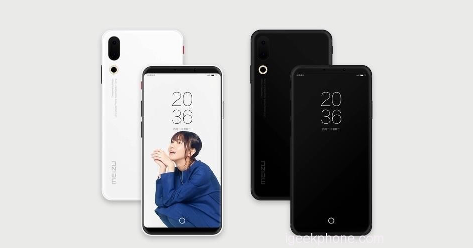 Hình ảnh render rò rỉ của chiếc Meizu 16