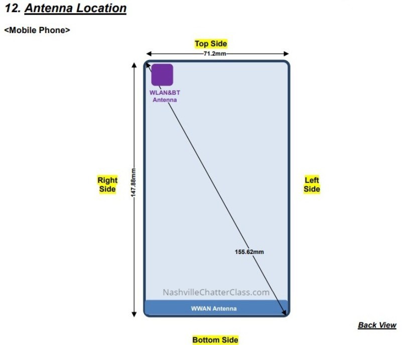 Kích thước của mẫu smartphone Android Go đến từ Motorola