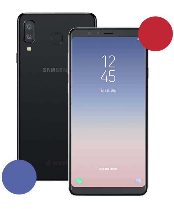 Thiết kế của Galaxy A9 Star được thừa hưởng từ các dòng flagship cao cấp của Samsung 