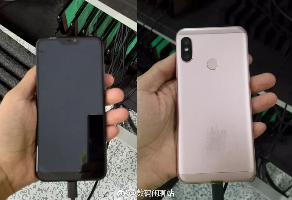 Các hình ảnh thực tế của Redmi 6 Pro được rò rỉ trong thời gian gần đây với thiết kế màn hình tai thỏ và cụm camera kép đặt dọc