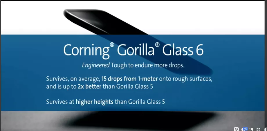 Corning ra mắt thế hệ thứ 6 của kính cường lực Gorilla Glass