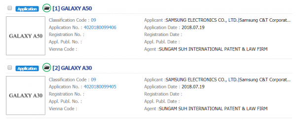 Dòng Galaxy A mới sẽ được Samsung đặt lên là Galaxy A10, A30, A50, A70 và A90
