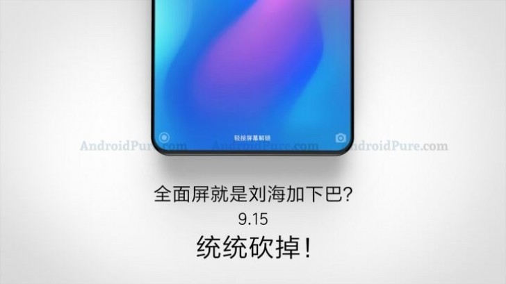  Hình ảnh được rò rỉ cho thấy Mi MIX 3 sẽ có viền bezel cực mỏng ở cả cạnh dưới