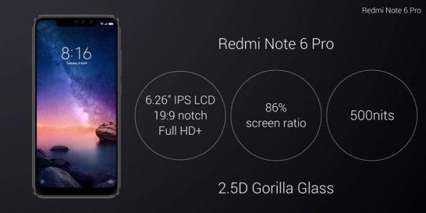 Redmi Note 6 Pro chính thức ra mắt: màn hình tai thỏ, camera kép mặt trước và sau, giá từ 4.99 triệu đồng 