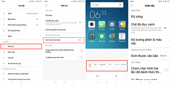 Tinh chỉnh nhỏ giúp đọc chữ rõ hơn.
