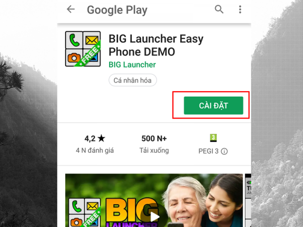 Tải ứng dụng BIG Launcher DEMO.