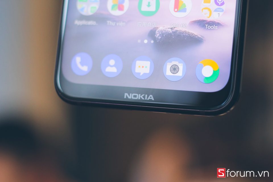 Phần "cái cằm" sẽ là trang web xây dựng thương hiệu Nokia