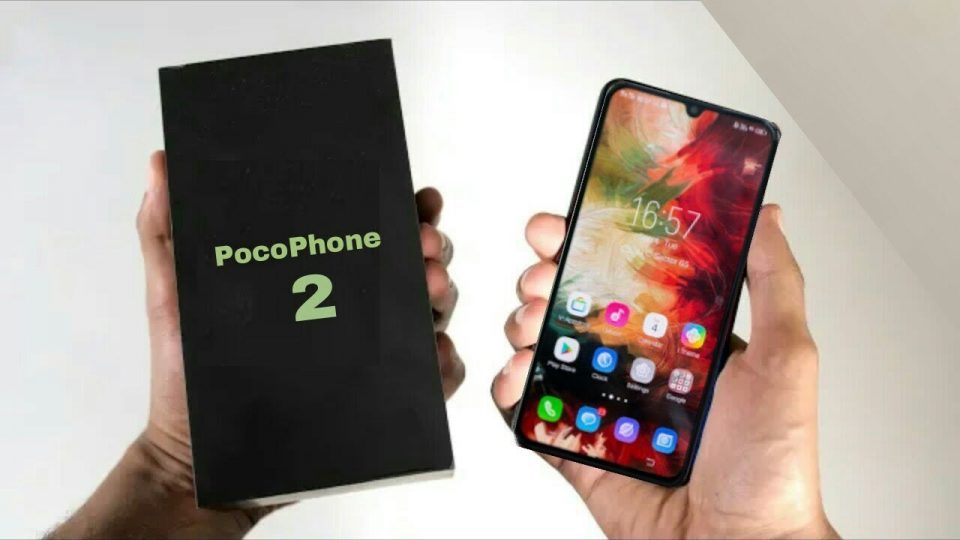 Concept Pocophone F2 với màn hình giọt nước