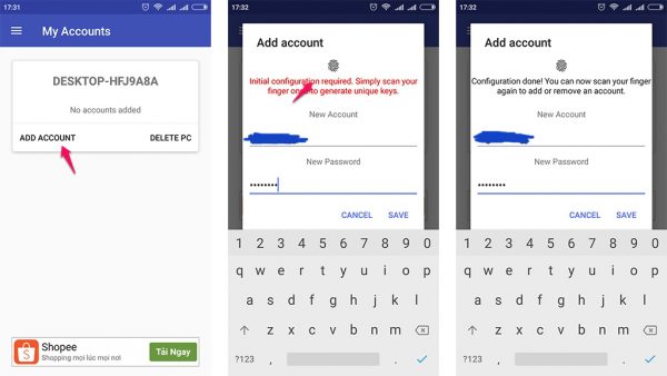 Vào cài đặt, chọn My Account, bạn sẽ thấy tên máy tính của mình.