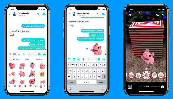 Hàng loạt tính năng camera thú vị được Facebook mang lên ứng dụng Messenger cho iOS và Android