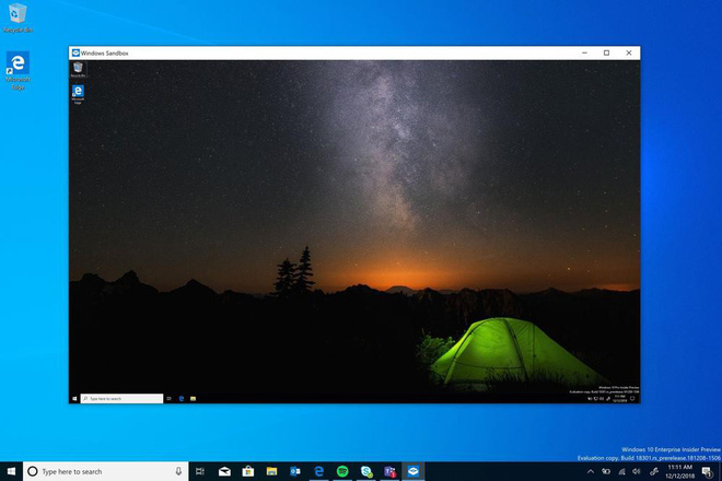 Microsoft ra mắt công cụ Windows Sandbox giúp người dùng cài đặt máy ảo ngay trên Windows 10