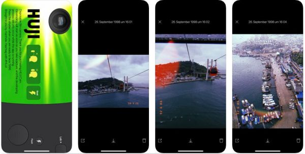 Ứng dụng quay phim Huji Cam hoài cổ.