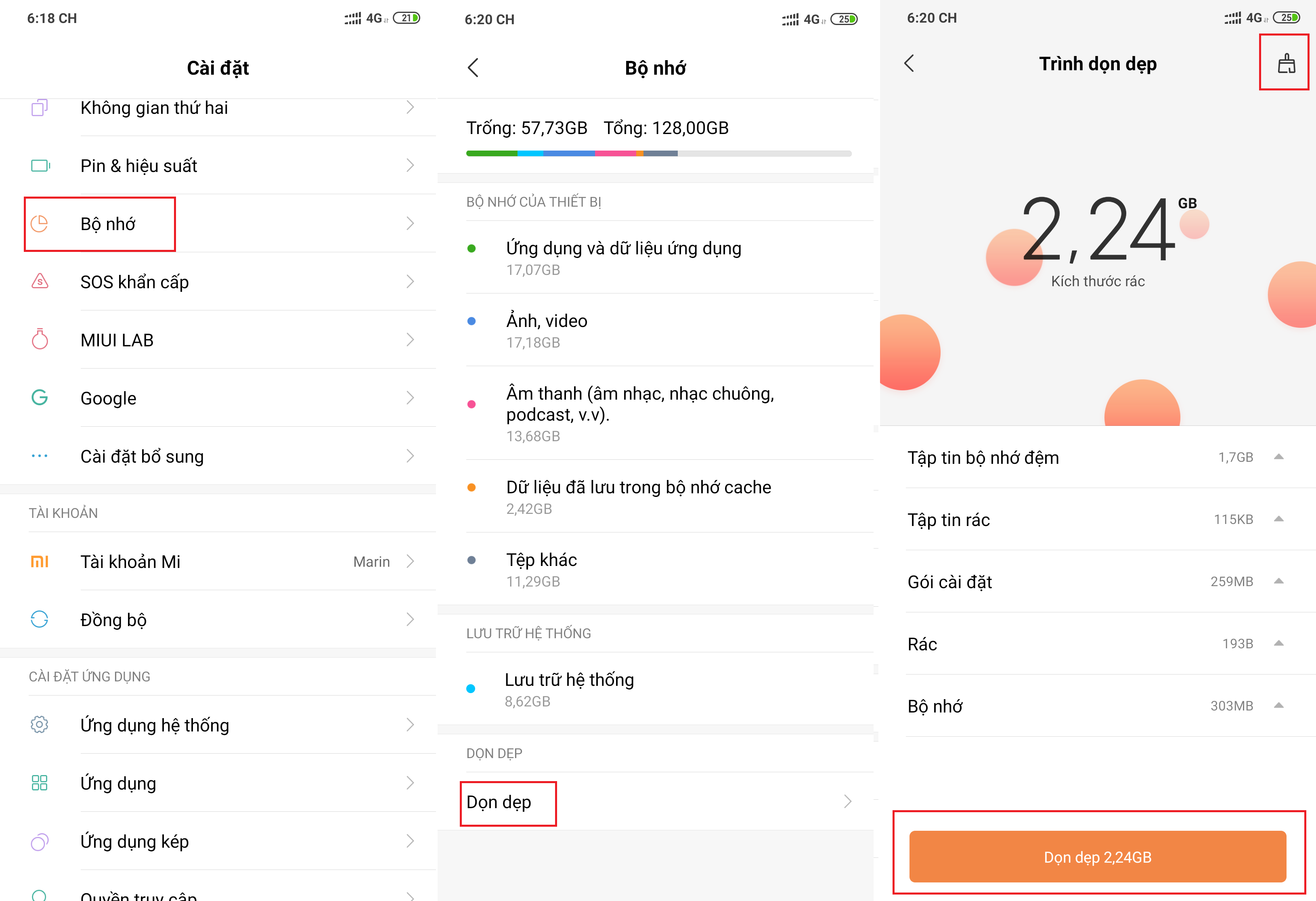 Truy cập vào Settings ><figcaption id=