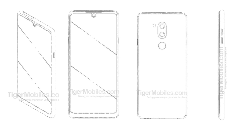 Smartphone sắp tới của LG sẽ tham gia vào xu hướng màn hình giọt nước