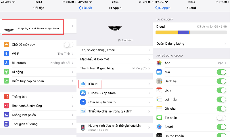 Lưu trữ đám mây để tăng dung lượng bộ nhớ cho iPhone của bạn.