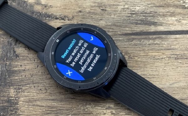 Reset Samsung Galaxy Watch.