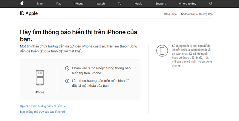 Tìm thông báo hiển thị trên iPhone của bạn.