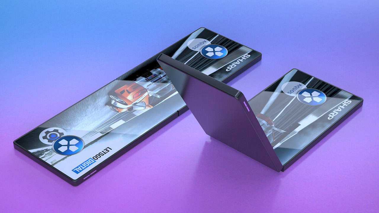 Sharp khoe smartphone với màn hình vẫn hoạt động tốt sau hơn 300.000 lần gập, thế nhưng lại không bán