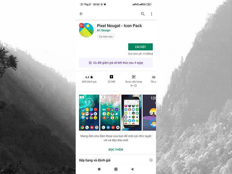 Pixel Nougat - Icon Pack
