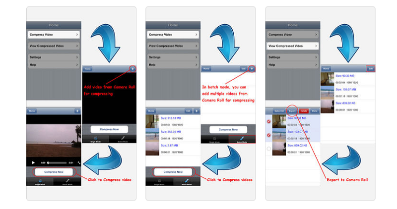 Ứng dụng iOS đang được miễn phí - Compress Video - Free the Space.