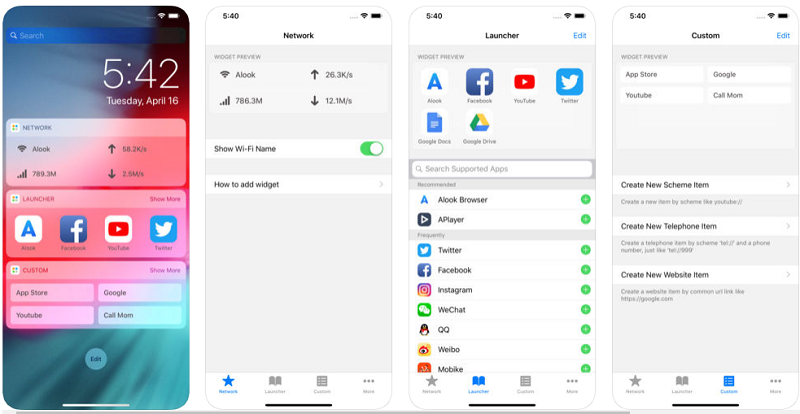 Ứng dụng iOS đang được miễn phí - AWidget - Alook Widgets.