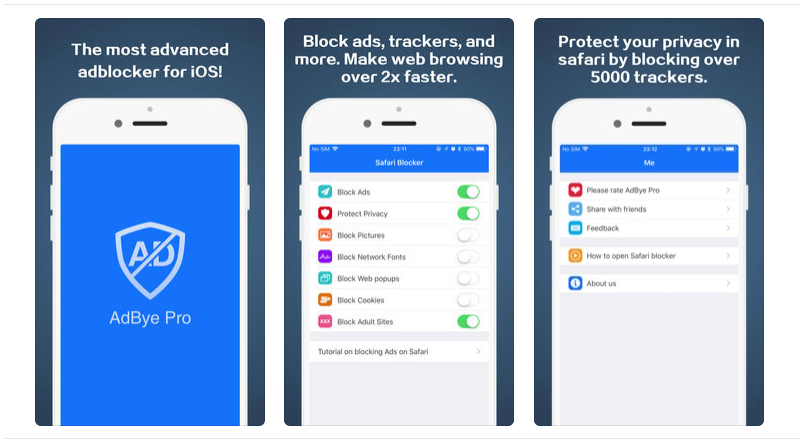 Ứng dụng iOS đang được miễn phí – AdBye Pro-stop web pop-up ads.