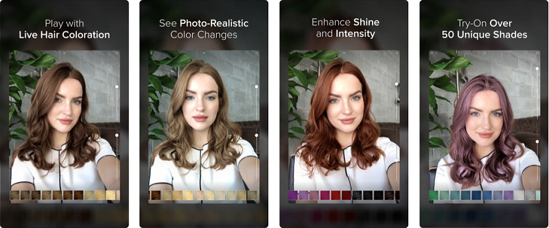 Ứng dụng thay đổi màu tóc: Hair Color.