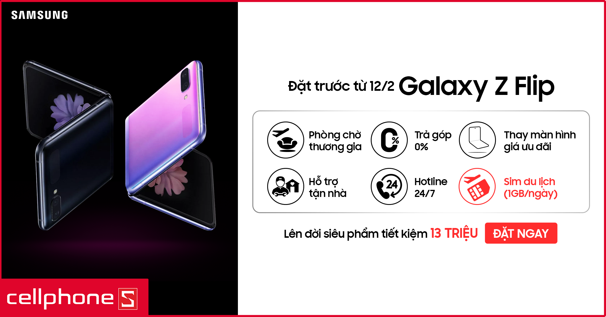 Sforum - Trang thông tin công nghệ mới nhất 2048x1072-Galaxy-Z-Flip Trên tay Galaxy Z Flip tại VN: Smartphone kính gập đầu tiên, nhỏ gọn như hộp trang điểm của phụ nữ 