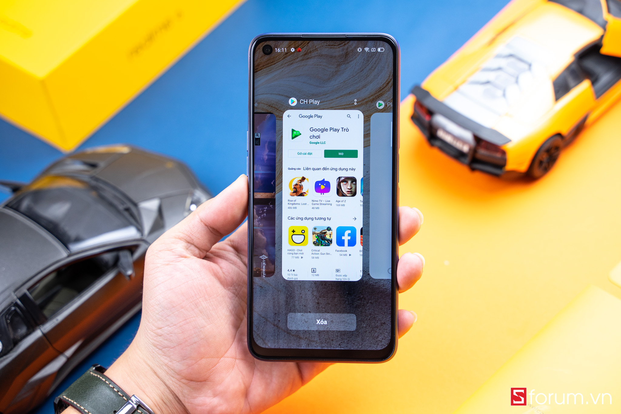 Sforum - Trang thông tin công nghệ mới nhất Realme-6-05751 Mở hộp và trải nghiệm nhanh Realme 6: Màn hình 90Hz, 4 camera 64MP, sạc nhanh 30W 