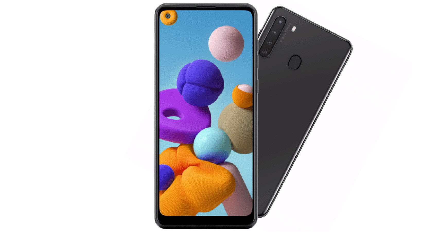 Thiết kế Galaxy A21 được tiết lộ rõ nét qua hình ảnh render 360 độ