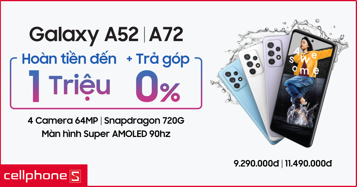 Sforum - Trang thông tin công nghệ mới nhất Galaxy-A52-A72 So sánh Galaxy A52 LTE vs Galaxy A52 5G: Sự khác biệt không chỉ đến từ khả năng kết nối!!! 