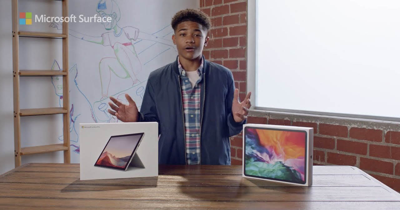 Microsoft tiếp tục “cà khịa” iPad Pro 2020 trong video quảng cáo mới về ...