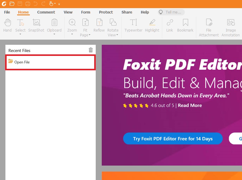 mở file pdf